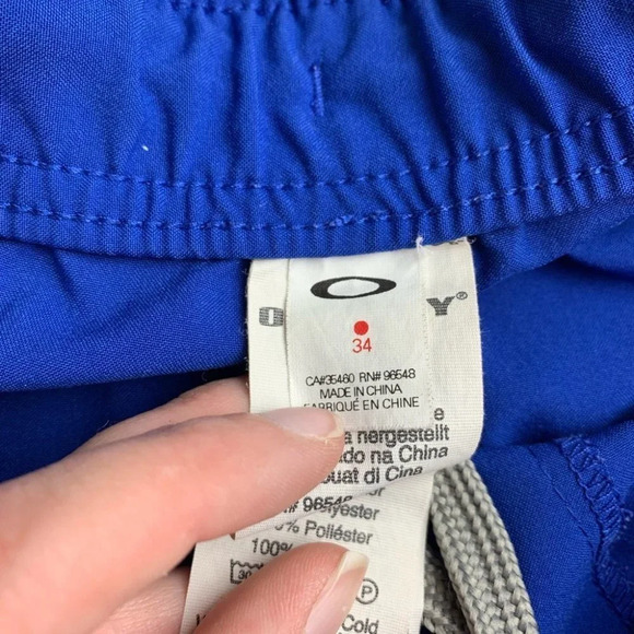Oakley Men's O.G. Board short Size 34 Blue - Picture 4 of 9